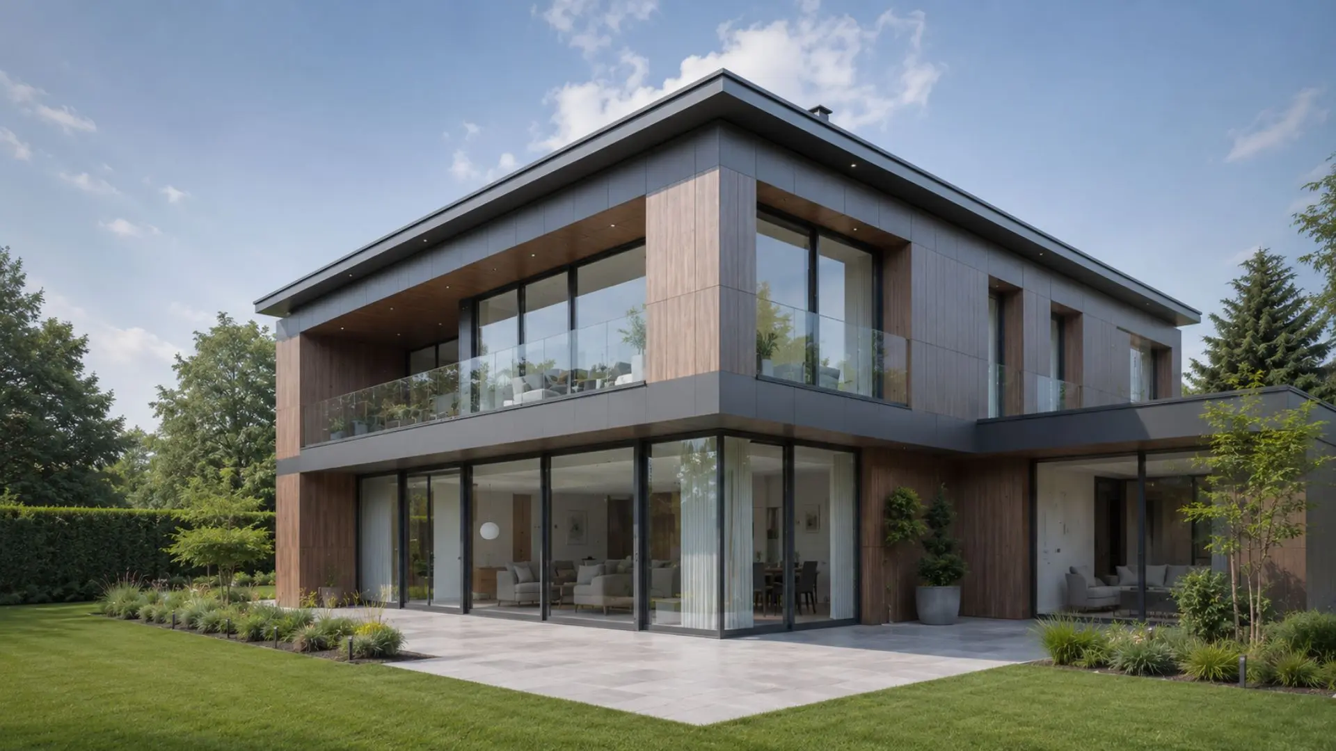 casa moderna con impianti VMC efficienti